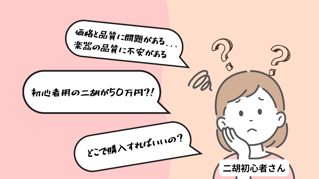 二胡販売初心者